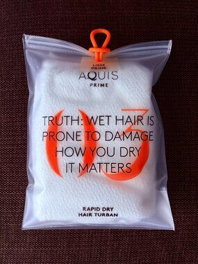 Authentic AQUIS Prime Rapid Dry Hair Turban